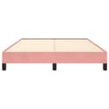 Miniatyrbillede 5 af 9: sengeramme 140x190 cm fløjl pink
