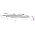Miniatyrbillede 10 af 10: sengeramme 90x200 cm uden madras konstrueret træ sonoma-eg