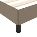 Miniatyrbillede 7 af 9: sengeramme 90x200 cm stof gråbrun