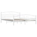 Miniatyrbillede 4 af 9: sengestel 160 x 200 cm metal hvid