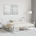 Miniatyrbillede 1 af 9: sengestel 160 x 200 cm metal hvid