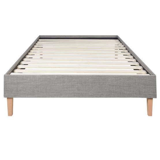Enkeltseng - 90x200 Cm Sengeramme - Grå