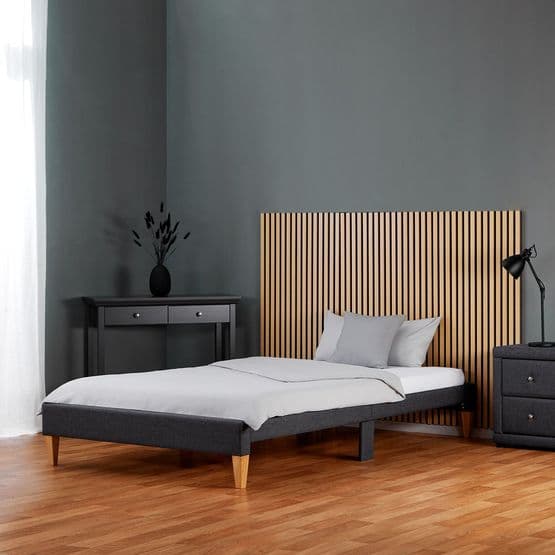 Yhden hengen sänky - Sängyn runko 90x200 cm - Harmaa