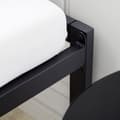 Miniatyrbild 10 av 11: Enkelsäng - Metall 140x200 Cm Med Madrass - Svart