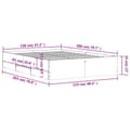 Pikkukuva 10 / 11: vidaXL Sängynrunko laatikoilla Sonoma-tammi 120x200 cm tekninen puu