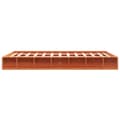 Miniatyrbilde 4 av 9: vidaXL Sengeramme uten madrass voksbrun 140x200 cm heltre furu