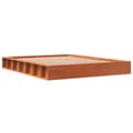 Miniatyrbilde 1 av 9: vidaXL Sengeramme uten madrass voksbrun 140x200 cm heltre furu
