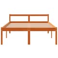 Miniatyrbilde 5 av 10: vidaXL Seniorseng voksbrun 120x200 cm heltre furu