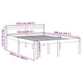 Miniatyrbilde 10 av 10: vidaXL Seniorseng voksbrun 120x200 cm heltre furu