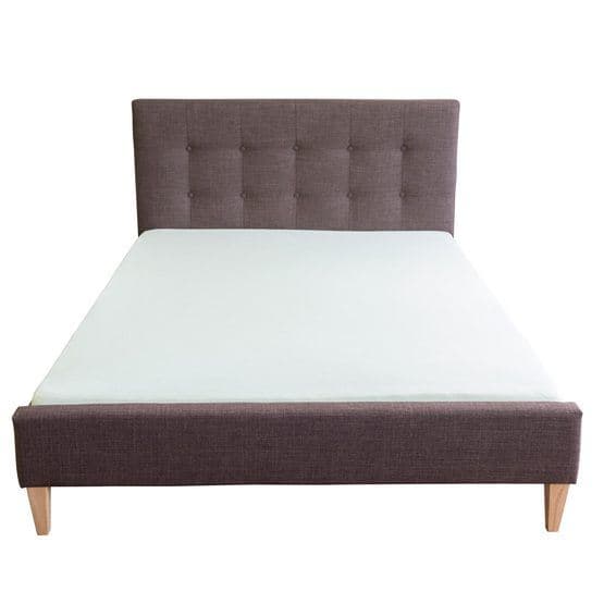 Dobbeltseng - Sengeramme - Polstret seng 180x200 Cm - Brun
