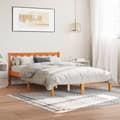 Pikkukuva 2 / 9: vidaXL Sänky ilman patjaa vahanruskea 120x200 cm täysi mänty