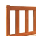 Miniatyrbilde 6 av 9: vidaXL Sengeramme uten madrass voksbrun 90x200 cm heltre furu