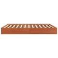 Miniatyrbilde 4 av 8: vidaXL Sengeramme uten madrass voksbrun 160x200 cm heltre furu