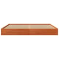 Miniatyrbilde 3 av 8: vidaXL Sengeramme uten madrass voksbrun 180x200 cm heltre furu