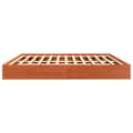 Miniatyrbilde 4 av 8: vidaXL Sengeramme uten madrass voksbrun 180x200 cm heltre furu