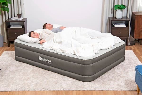Bestway 69050 / 23 luftmadrass Dubbelmadrass Grå, Vit Unisex