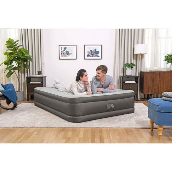 Bestway 69050 / 23 luftmadrass Dubbelmadrass Grå, Vit Unisex