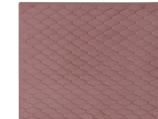 Seng Rosa Fløyel 90 x 200 cm Sengegavl Komfortabel Elegant Moderne Skandinavisk Soverom