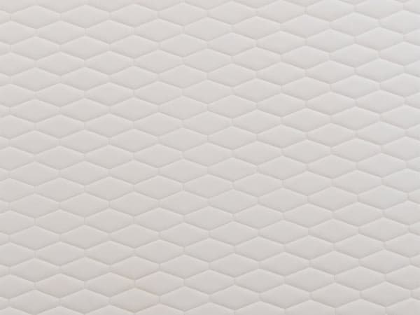 Seng Off-white Fløyel 90 x 200 cm Sengegavl Komfortabel Elegant Moderne Skandinavisk Soverom