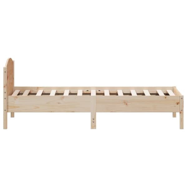 vidaXL sengeramme uden madras 90x190 cm massivt fyrretræ