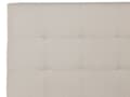 Miniatyrbillede 8 af 11: Seng Beige Stof 160 x 200 cm Moderne To Mands Seng med Opbevaring Blød Sengegavl Dobbeltseng Sengeramme Retro Design