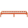 Miniatyrbilde 4 av 9: vidaXL Dagseng uten madrass voksbrun 80x200 cm heltre furu