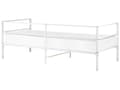 Miniatyrbillede 6 af 9: Enkeltseng Hvid Metal 90 x 200 cm Børneseng Design Sengeramme Enkeltmands Seng til Pigeværelse Lav Juniorseng