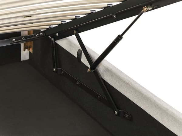 Seng Beige Polyester 140 x 200 cm Moderne Trekvart Seng med Opbevaring Blød Sengeramme Halvandenmands 3 kvart Seng Retro Design Soveværelse