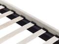 Miniatyrbilde 6 av 8: Enkeltseng lys beige spileramme i stoff uten sengegavl 160x200 cm