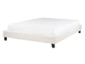 Miniatyrbilde 4 av 9: Super King Size-seng Kremfarget Fabric Boucle Lamellramme uten sengegavl 140x200 cm