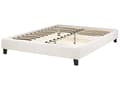 Miniatyrbilde 5 av 9: Super King Size-seng Kremfarget Fabric Boucle Lamellramme uten sengegavl 140x200 cm