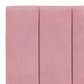 Miniatyrbillede 11 af 11: vidaXL sengeramme med LED-lys 90x200 cm velour pink