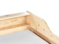 Miniatyrbilde 8 av 11: Daybed Dagseng Hvit furu med spileramme 90 x 200 cm 3 hyller Uttrekkbar seng for 2 personer Moderne skandinavisk gjesterom Barnerom Ungdomsrom