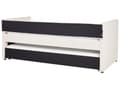 Miniatyrbillede 8 af 11: Underseng lys beige bouclé Trælameller 90 x 200 cm Daybed Glamour Dekorative knapper minimalistisk kompakt skandinavisk