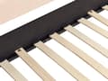Miniatyrbilde 11 av 11: Underseng ferskenfarget fløyel Trelameller 90 x 200 cm Dagseng Glamour Dekorative knapper minimalistisk kompakt skandinavisk