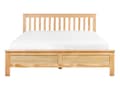 Miniatyrbilde 4 av 11: Dobbeltseng Elegant Naturlig Tre 140 x 200 cm Tradisjonell Moderne Skandinavisk Soverom