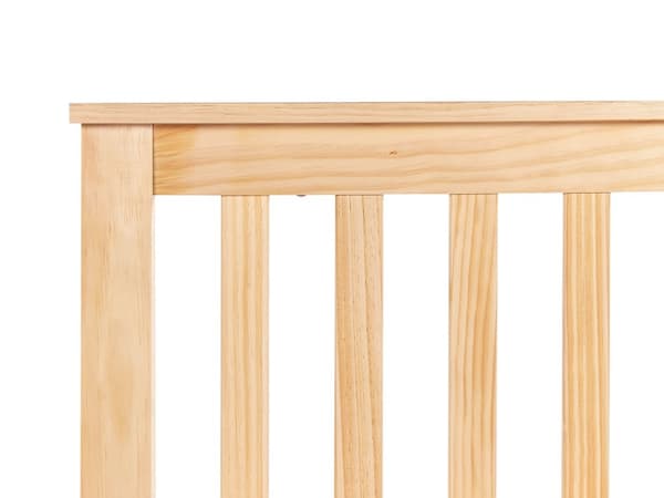 Dobbeltseng Elegant Naturlig Tre 140 x 200 cm Tradisjonell Moderne Skandinavisk Soverom