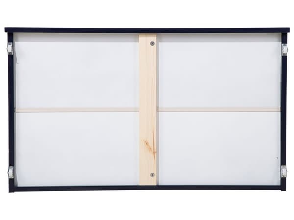 Sängynaluslaatikko laivastonsininen 97 x 58 cm mänty pyörillä 2 kpl minimalistinen skandinaavinen