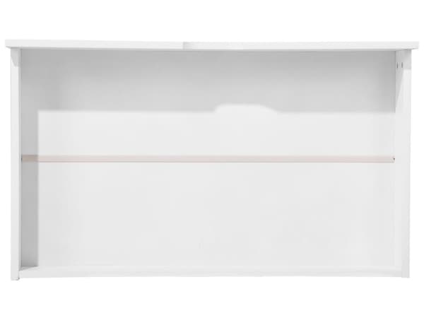 Sängynaluslaatikko valkoinen 97 x 58 cm mänty pyörillä 2 kpl minimalistinen skandinaavinen