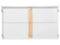 Pikkukuva 5 / 6: Sängynaluslaatikko valkoinen 97 x 58 cm mänty pyörillä 2 kpl minimalistinen skandinaavinen