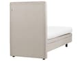 Miniatyrbilde 7 av 11: Elektrisk Seng Lys Beige 80 x 200 cm Fjernkontroll Justerbar Chenille Stoff Polstring