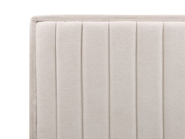 Elektrisk Seng Lys Beige 80 x 200 cm Fjernkontroll Justerbar Chenille Stoff Polstring