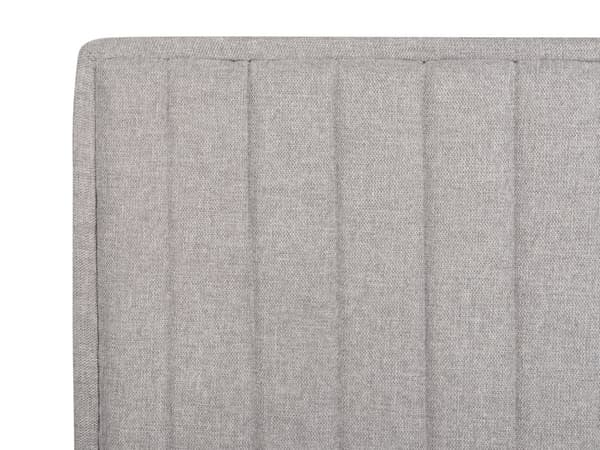 Elevationsseng Lysegrå Polyester 90 x 200 cm Elektrisk Enkeltmandsseng Justerbar Seng med Fjernbetjening Sengeramme med Gavl