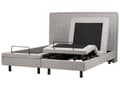 Miniatyrbillede 9 af 11: Elevationsseng Lysegrå Polyester 180 x 200 cm Elektrisk Dobbelt Justerbar Seng med Fjernbetjening Sengeramme med Gavl To Mands