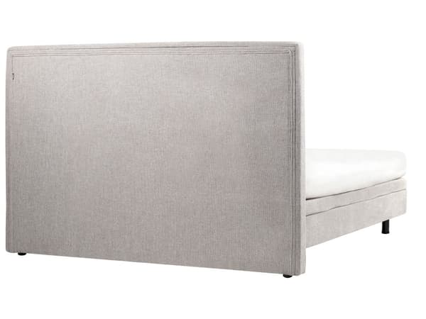 Elektriskt Justerbar Säng Ljusgrå 80 x 200 cm Dubbel med Fjärrkontroll Justerbar Chenille Tygklädsel