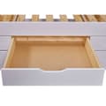 Miniatyrbilde 5 av 10: DesertRain seng 90x200cm , 3 skuffer, uttrekkbar seng hvit.