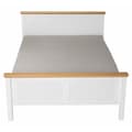 Miniatyrbillede 2 af 9: Maluno seng 140x200cm hvid,eg dekor.