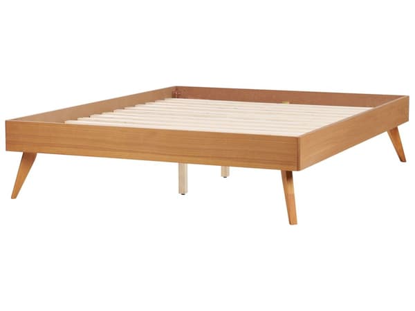Sengeramme Lyst tre 140 x 200 cm med Lamellramme Minimalistisk Skandinavisk Design