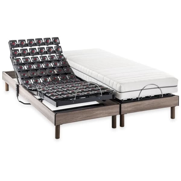 Elektrisk relaxmadrass + resårsats - 2x80x200 cm - DEKO DREAM ERGO 9 Dreamzone pocket resårmadrass