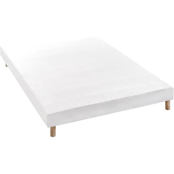Madrass + resårsats 140 x 190 cm - Fjädrar - 7 zoner - 27 cm - Balanserad - DEKO DREAM Avkoppling